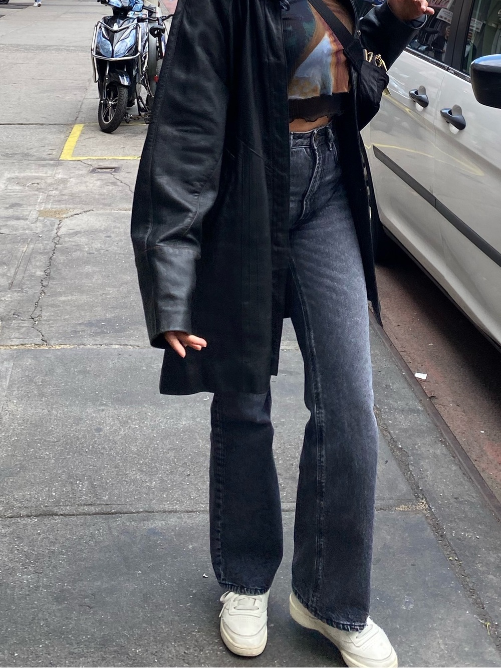 Stradivarius Black Washed Denim Jeans